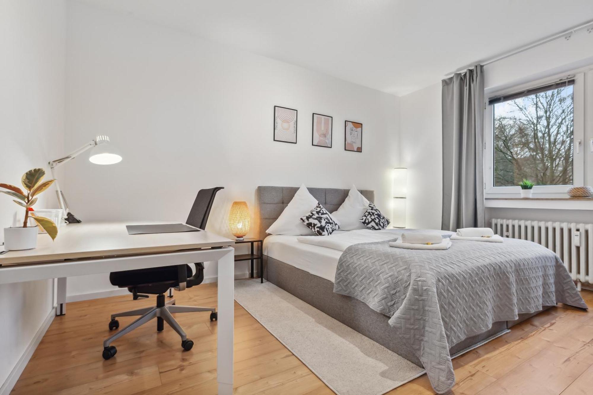 3 Zimmer, 68Qm, Parkplatz, Messe Dus, Logport, Duisport ドゥイスブルグ エクステリア 写真